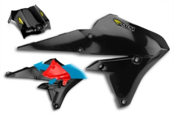 Picture of Cycra 15-19 Yamaha WR250F Powerflow Radiator Shrouds - Black