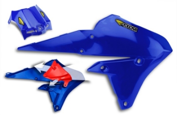 Picture of Cycra 15-19 Yamaha WR250F Powerflow Radiator Shrouds - OEM Blue