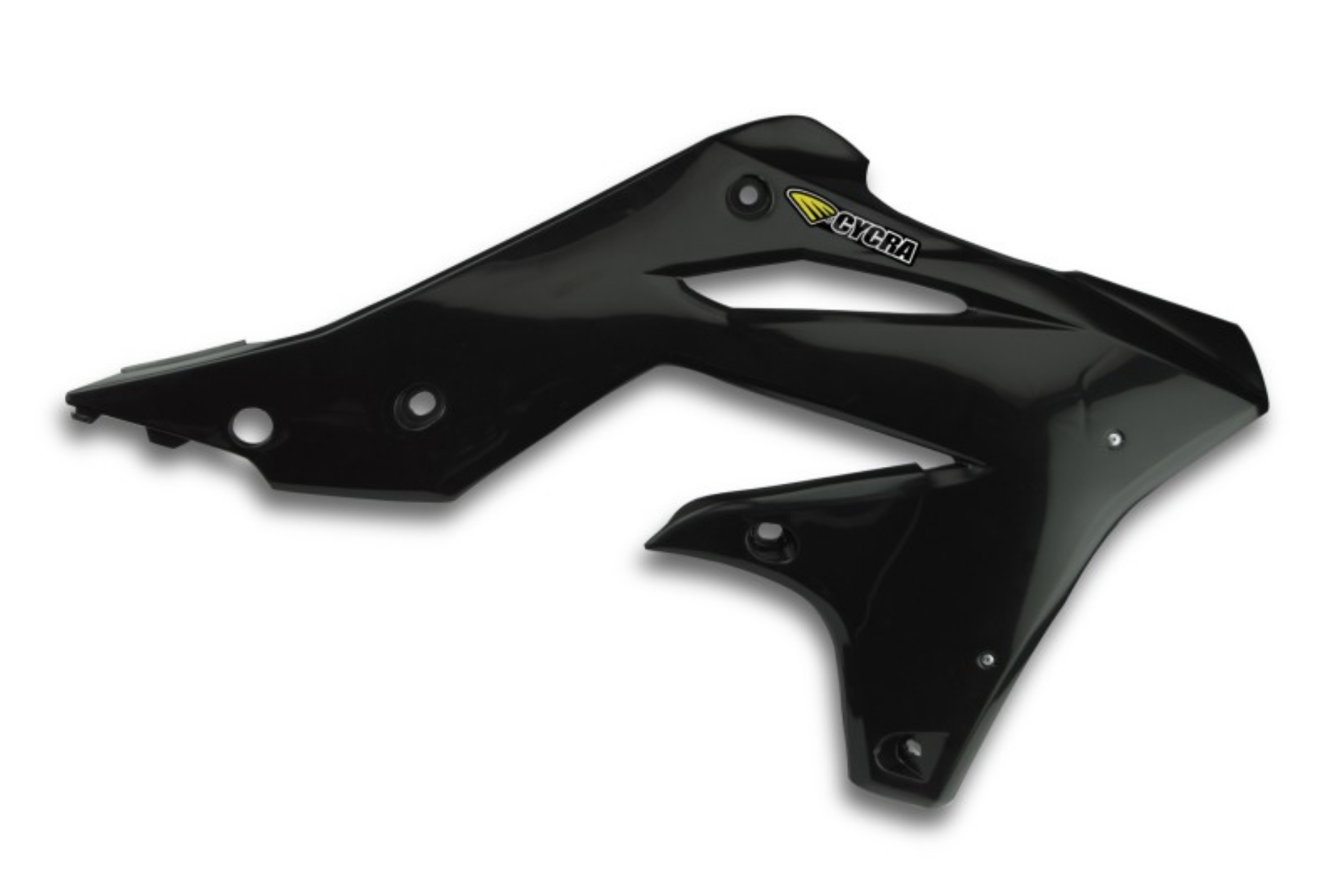 Picture of Cycra 13-16 Kawasaki KX250F Powerflow Radiator Shrouds - Black