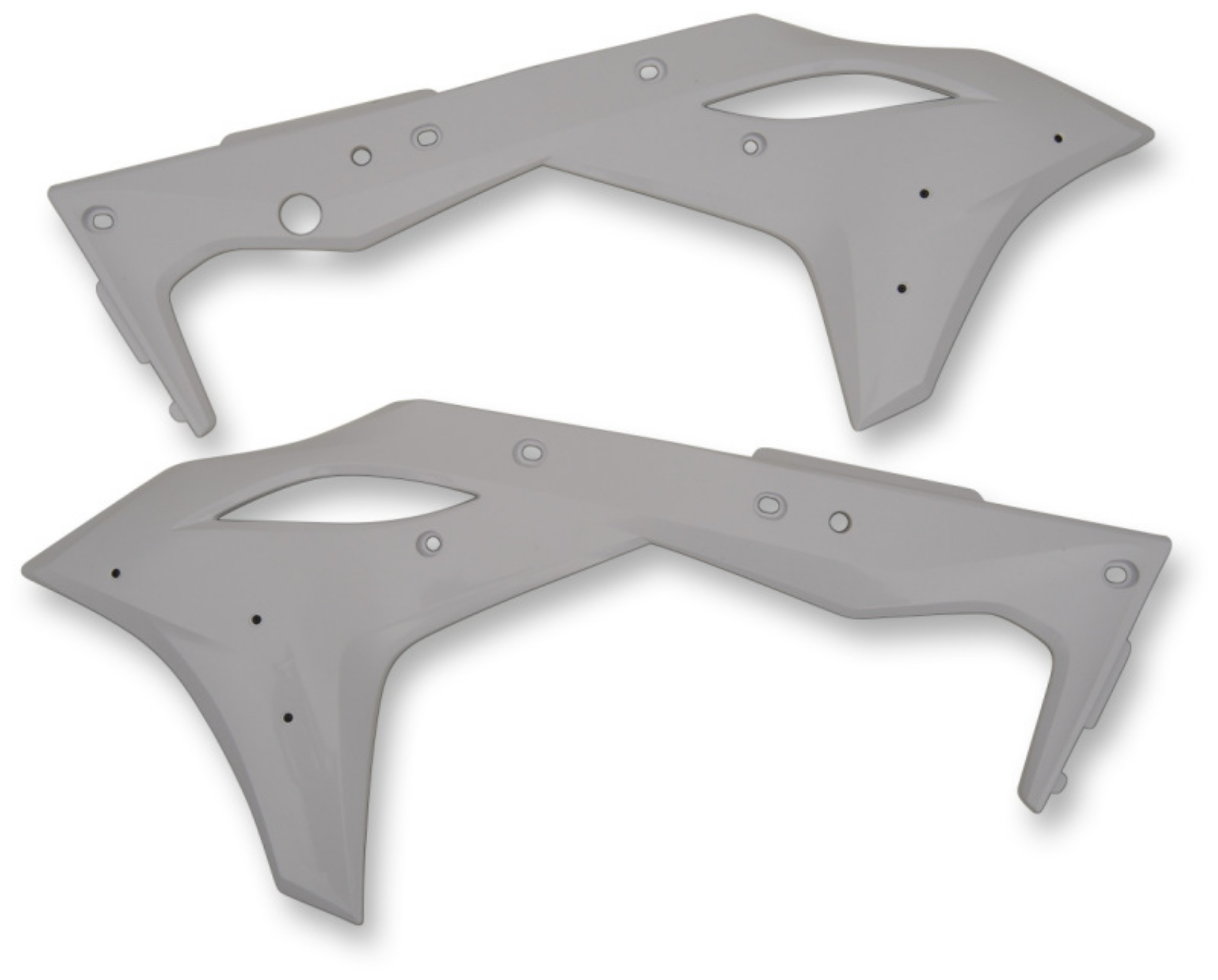 Picture of Cycra 17-20 Kawasaki KX250F Powerflow Radiator Shrouds - White