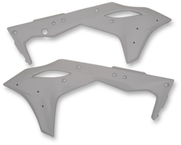 Picture of Cycra 17-20 Kawasaki KX250F Powerflow Radiator Shrouds - White