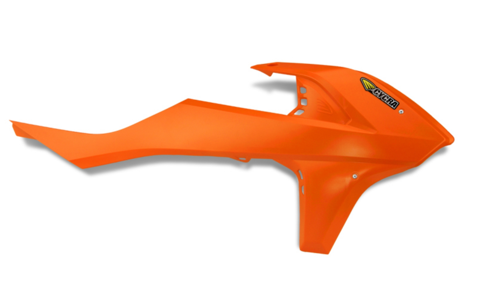 Picture of Cycra Powerflow Intake Radiator Shrouds - Flo- Orange