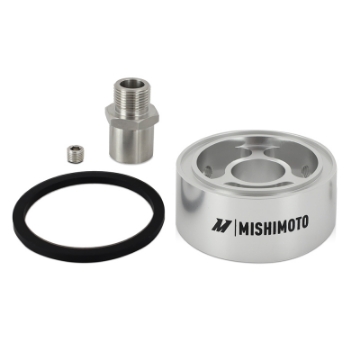 Picture of Mishimoto Oil Filter Spacer 32mm M20 x 1-5 Thread - Silver