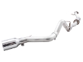 Picture of AWE Tuning 2021+ Ford Bronco 0FG Single Rear Exit Exhaust w-Chrome Silver Tip & Bash Guard