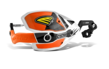 Picture of Cycra CRM Ultra 1-1-8 in- Clamp w-White Shields-Orange Covers