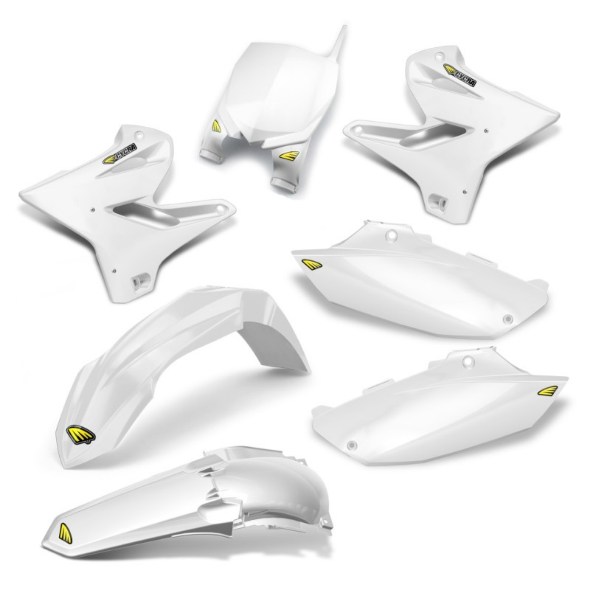 Picture of Cycra 05-14 Yamaha YZ125 Powerflow Body Kit - White
