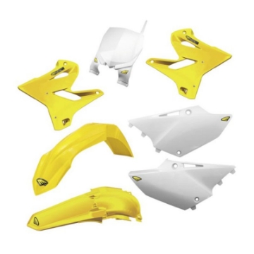 Picture of Cycra 14-18 Yamaha YZ250F-14-17 YZ450F Powerflow Body Kit Gold-White