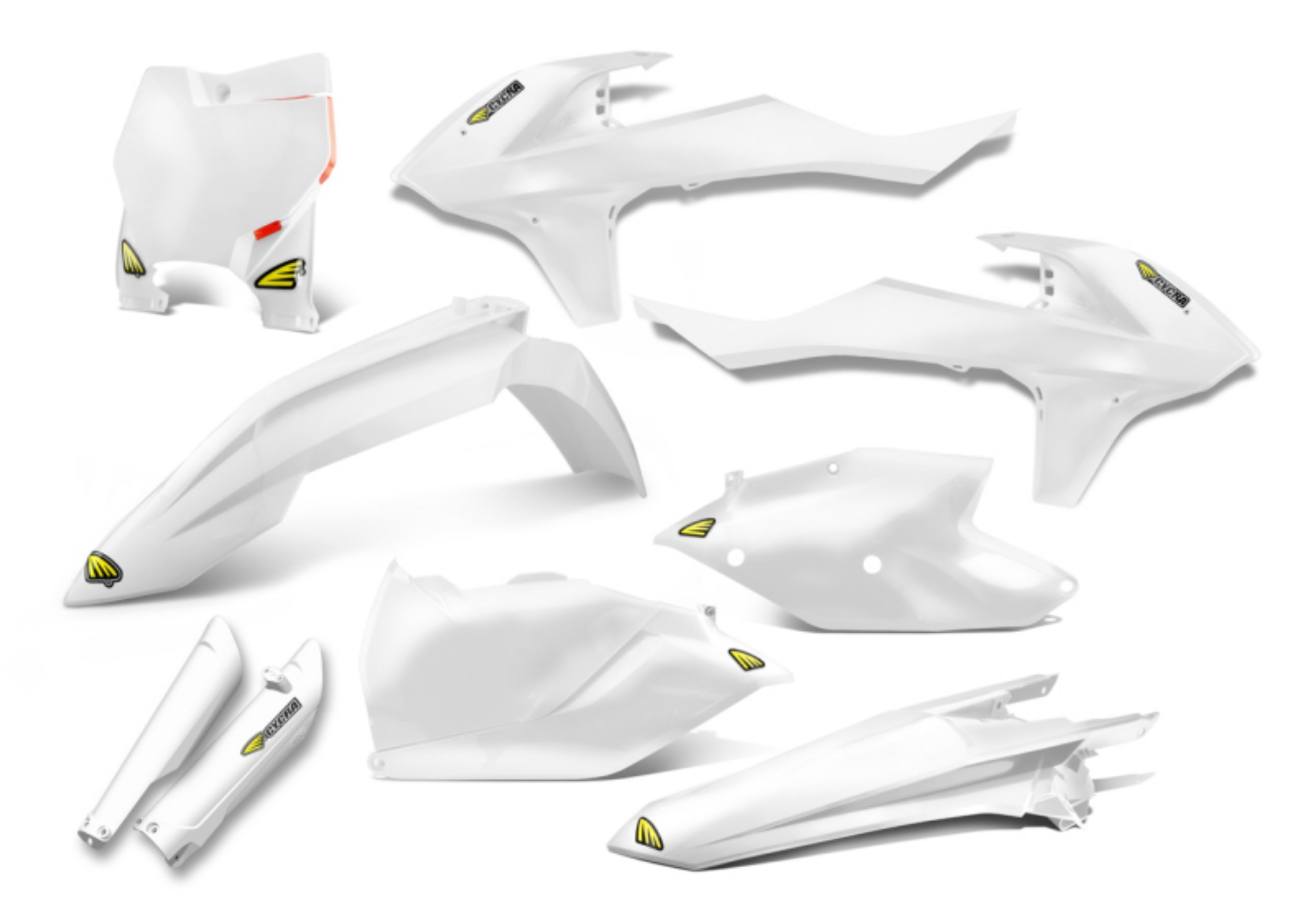 Picture of Cycra 16-18 KTM 125 SX Powerflow Body Kit - White