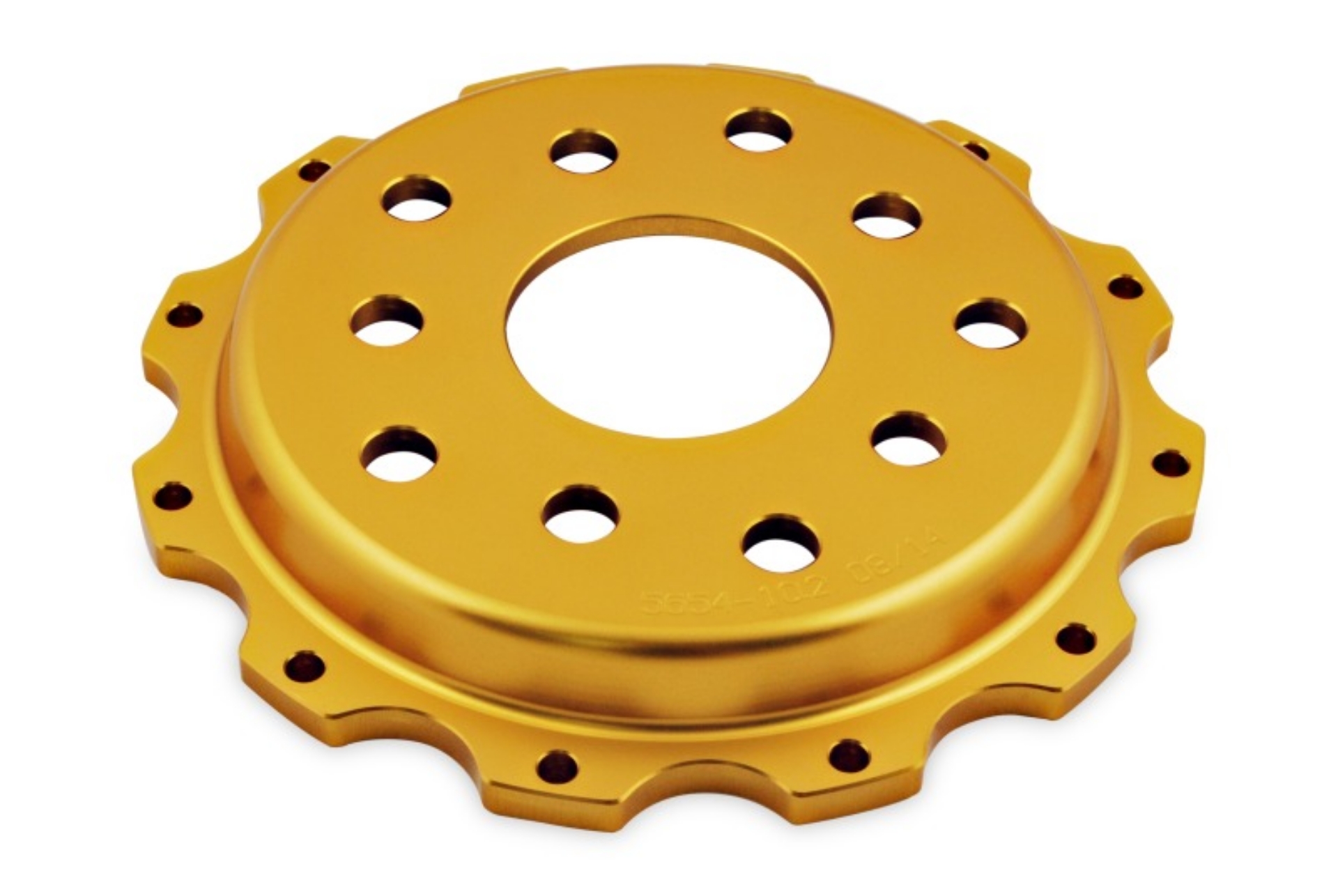 Picture of DBA 04-17 Subaru WRX STI Front Replacement 5000 Series Rotor Hat - Gold