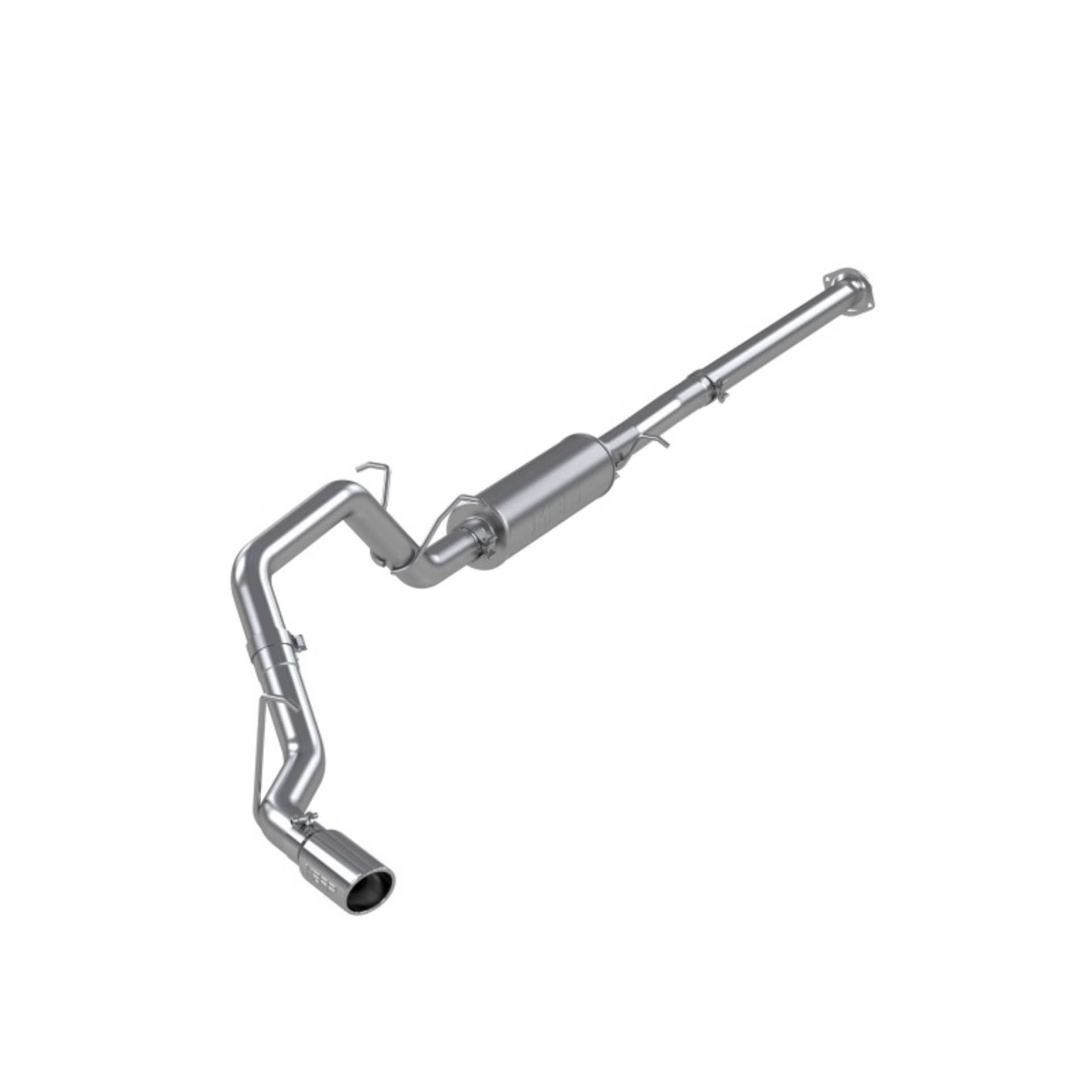 Picture of MBRP 19-21 Dodge RAM 1500 Crew Cab & Quad Cab 3in- Single Side Catback Exhaust - Aluminized Steel