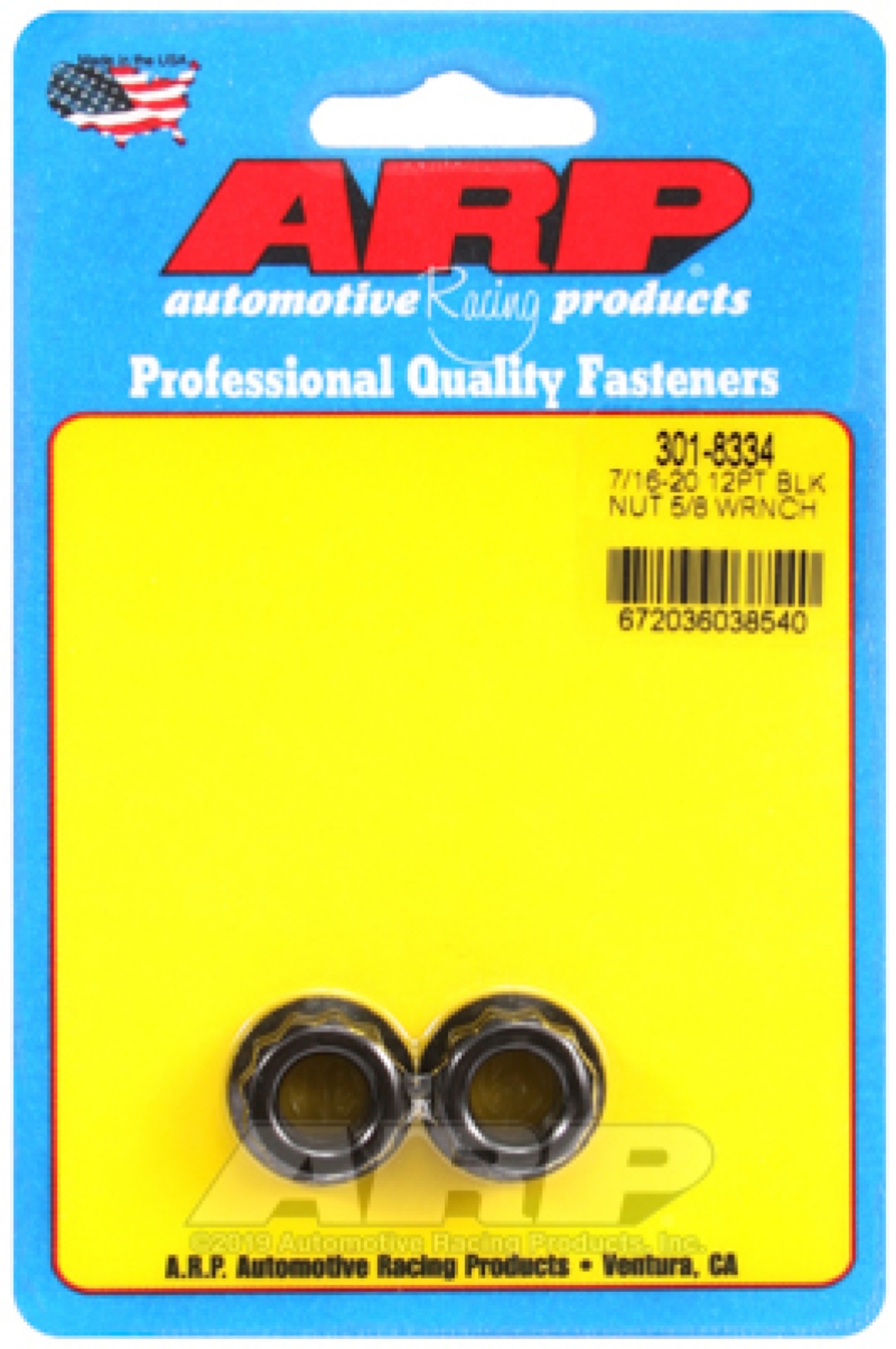 Picture of ARP 7-16in-20 5-8 Socket 12pt Nut Kit