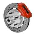 Picture of Wilwood Forged Dynalite Front Kit 19-00in Drilled Rotor Red WWE ProSpindle 5x5-00in Hub