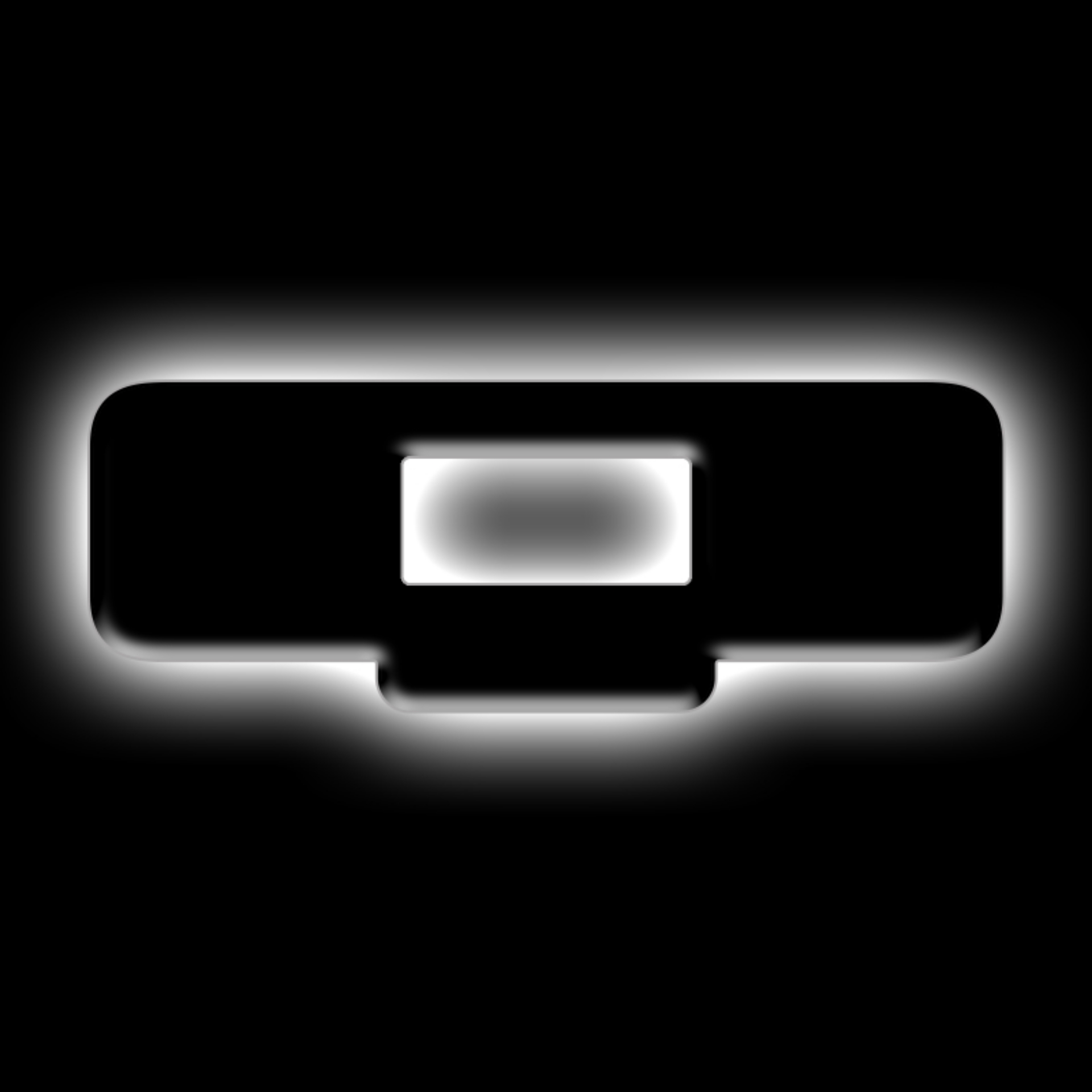 Picture of ORACLE Lighting Universal Illuminated LED Letter Badges - Matte Blk Surface Finish - Q