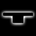 Picture of ORACLE Lighting Universal Illuminated LED Letter Badges - Matte Blk Surface Finish - T