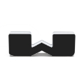 Picture of ORACLE Lighting Universal Illuminated LED Letter Badges - Matte Blk Surface Finish - W