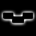 Picture of ORACLE Lighting Universal Illuminated LED Letter Badges - Matte Blk Surface Finish - Y