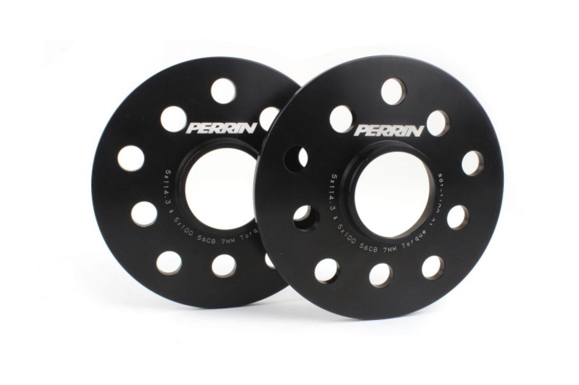 Picture of PERRIN Subaru-Toyota-Scion 7mm Wheel Spacers Slip-On Style With Studs 5x114-3-5x100 56mm CB - Pair