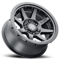 Picture of ICON Rebound Pro 17x8-5 5x150 25mm Offset 5-75in BS 110-1mm Bore Satin Black Wheel