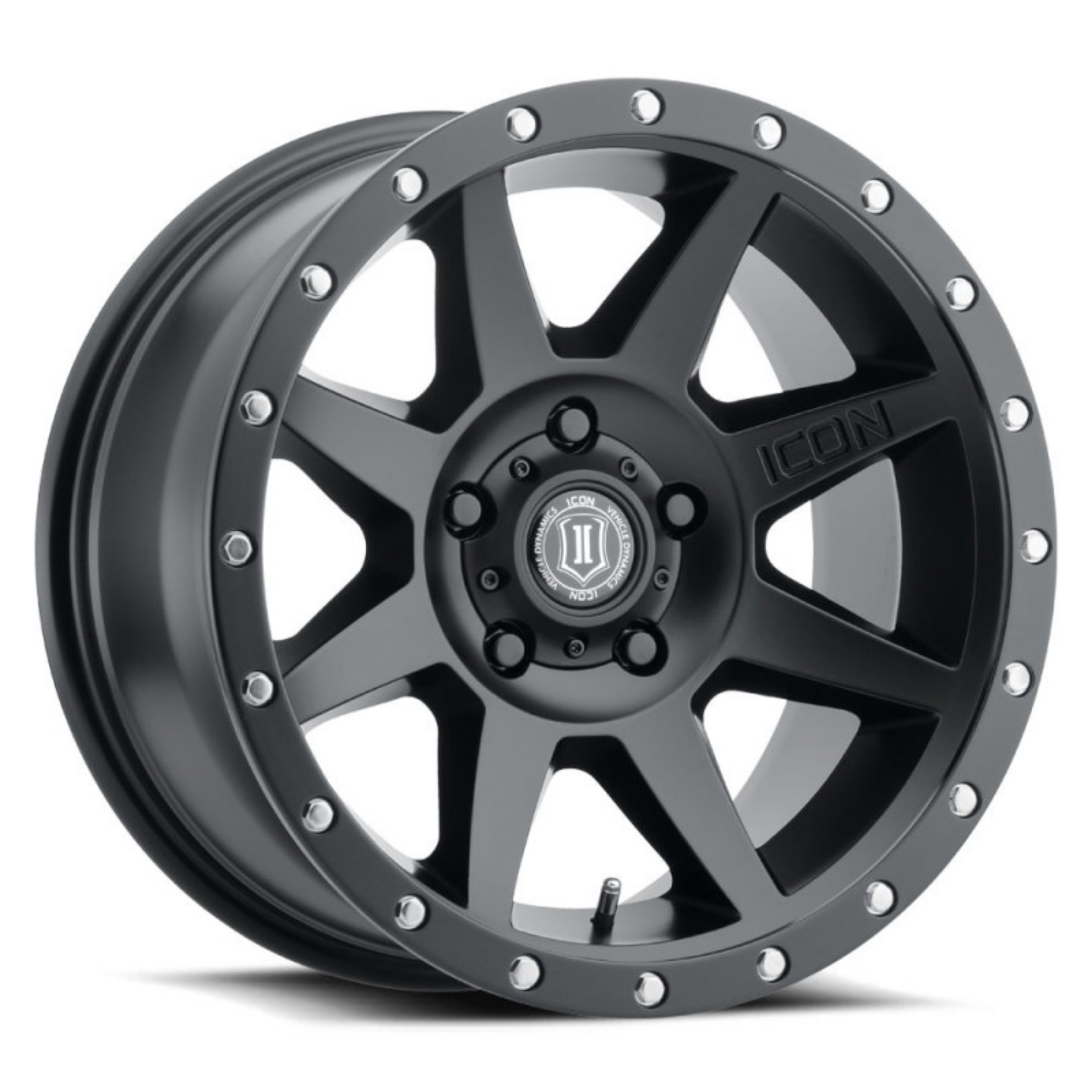 Picture of ICON Rebound Pro 17x8-5 5x4-5 0mm Offset 4-75in BS 71-5mm Bore Satin Black Wheel
