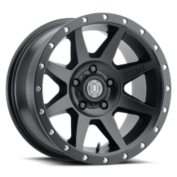 Picture of ICON Rebound Pro 17x8-5 5x4-5 0mm Offset 4-75in BS 71-5mm Bore Satin Black Wheel