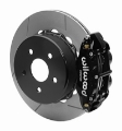 Picture of Wilwood 2020+ Jeep Gladiator JT Narrow Superlite 4R Rear Slotted Brake Kit 14-00in Black w- Lines
