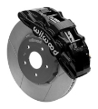 Picture of Wilwood 14-19 Chevrolet Corvette SX6R Front Brake Kit 14in SRP Slotted-Drilled Black - w- Lines