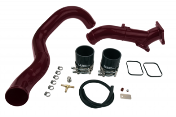 Picture of Wehrli 01-04 Chevrolet 6-6L LB7 Duramax 3in Y-Bridge Kit - Flat Black