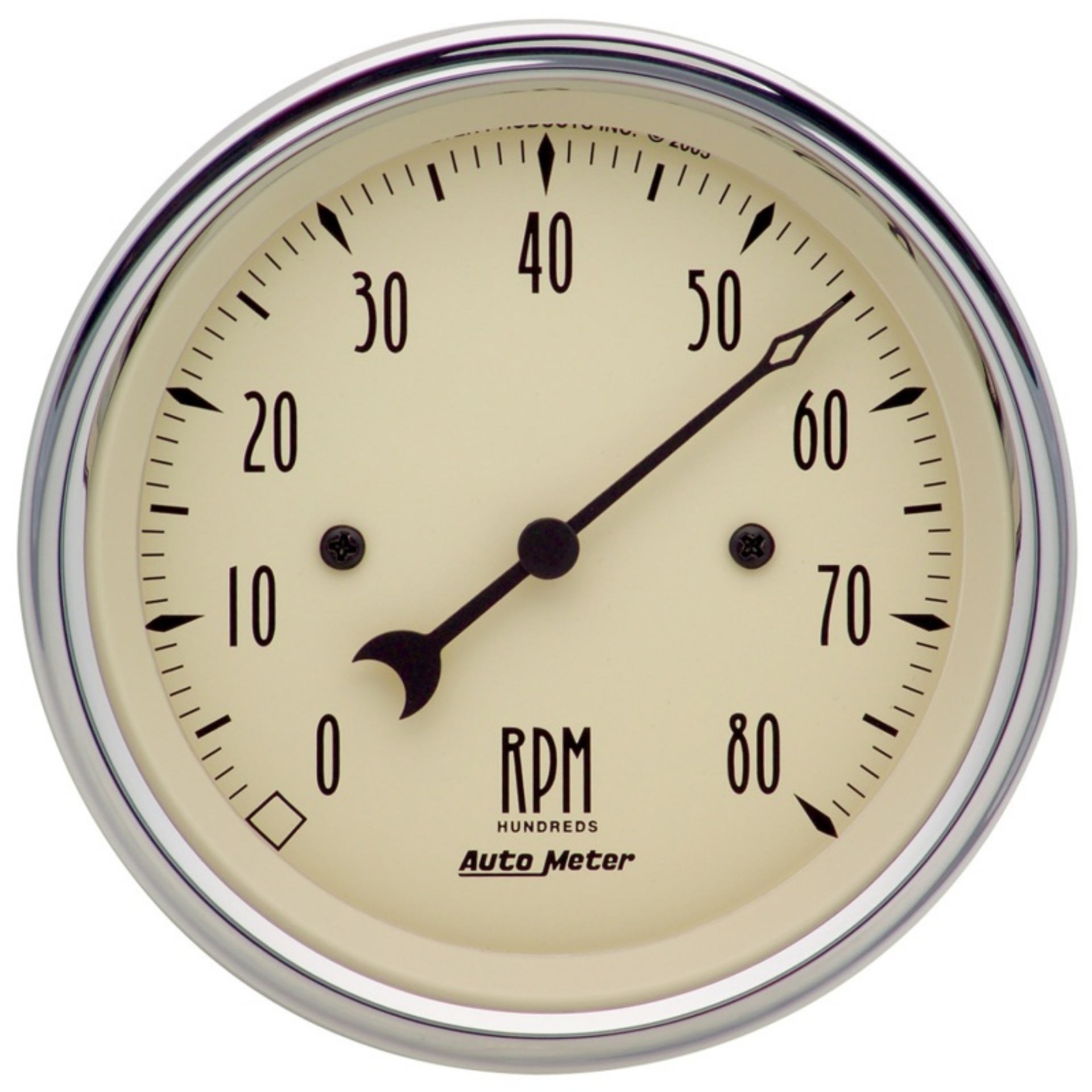 Picture of Autometer 3-3-8in- Antique Beige 8K RPM In-Dash Tachometer Gauge