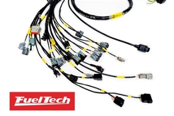 Picture of Rywire Honda K-Series w-FuelTech 550 ECU Eng Harness w-OBD2 Alt-EV14 Inj-AEM IAT-MAP Adapter Req