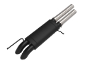 Picture of aFe 2021+ Jeep Wrangler JL 392 V8-6-4L Rock Basher 3in- 304 Stainless Steel Cat-Back Exhaust
