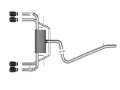 Picture of aFe MACHForce XP 3in-2-5in 304SS Exhaust Cat-Back 15-20 Audi S3 L4-2-0L t - Black Tips