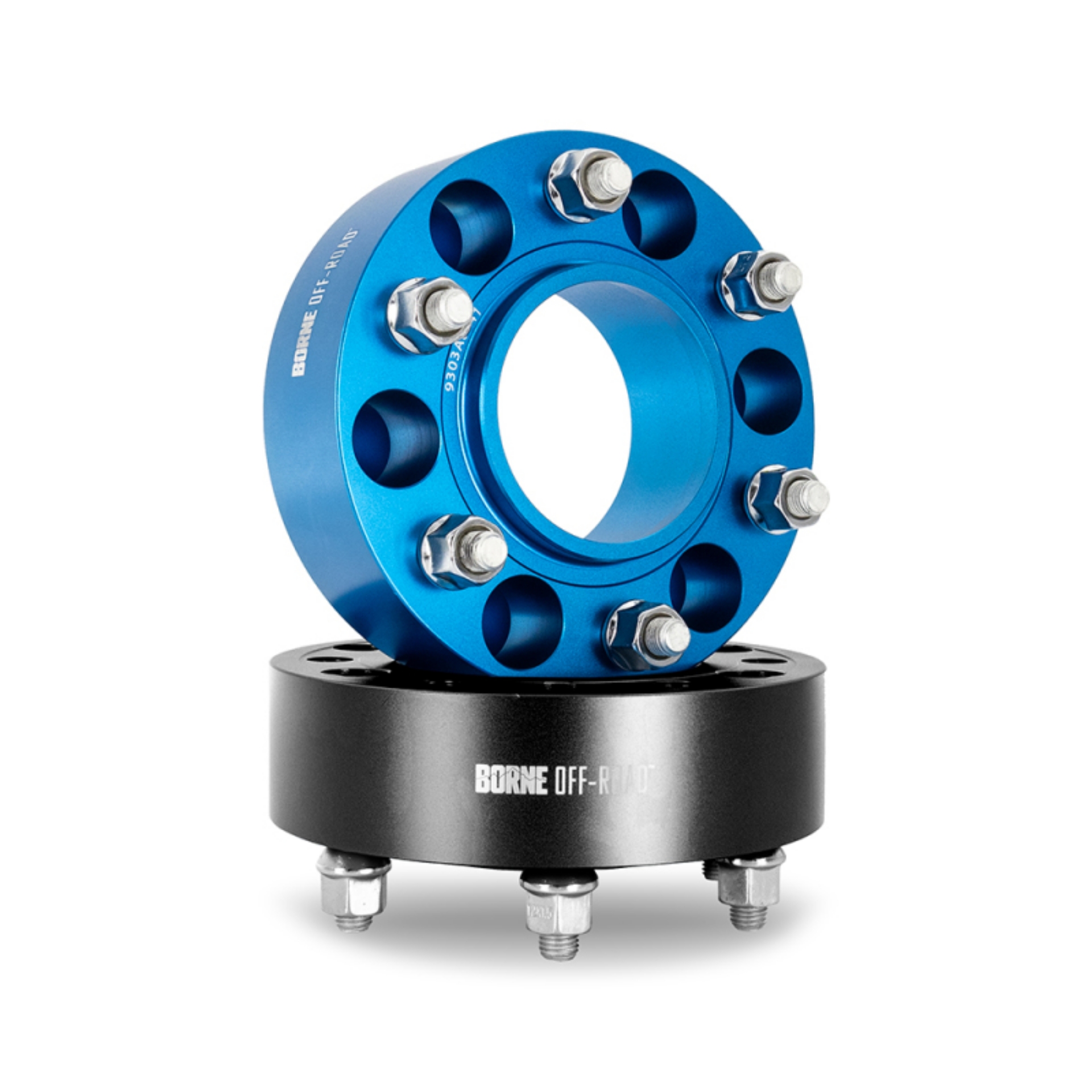 Picture of Borne Off-Road Wheel Spacers - 6x139-7 - 106 - 35mm - M12 - Blue