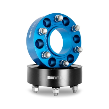 Picture of Borne Off-Road Wheel Spacers - 6x139-7 - 106 - 35mm - M12 - Blue