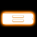 Picture of ORACLE Lighting Universal Illuminated LED Letter Badges - Matte Wht Surface Finish - B