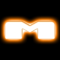 Picture of ORACLE Lighting Universal Illuminated LED Letter Badges - Matte Wht Surface Finish - M