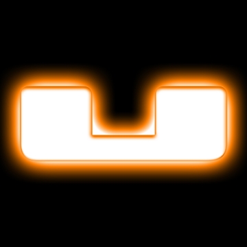 Picture of ORACLE Lighting Universal Illuminated LED Letter Badges - Matte Wht Surface Finish - U