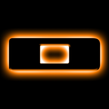 Picture of ORACLE Lighting Universal Illuminated LED Letter Badges - Matte Blk Surface Finish - D