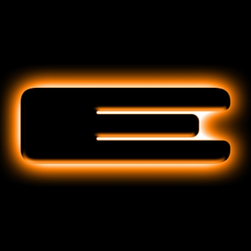 Picture of ORACLE Lighting Universal Illuminated LED Letter Badges - Matte Blk Surface Finish - E