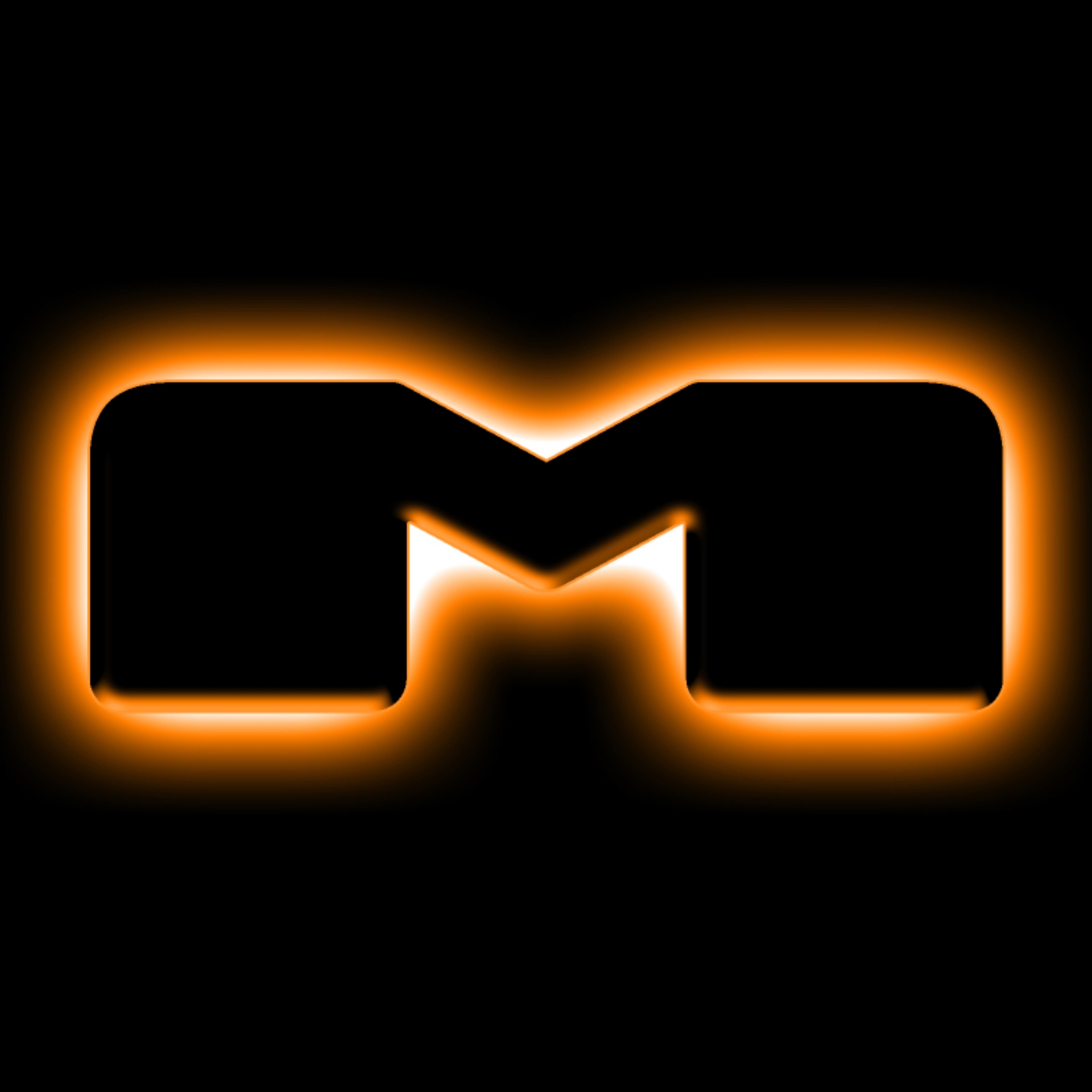 Picture of ORACLE Lighting Universal Illuminated LED Letter Badges - Matte Blk Surface Finish - M