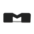 Picture of ORACLE Lighting Universal Illuminated LED Letter Badges - Matte Blk Surface Finish - M