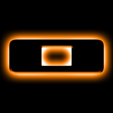 Picture of ORACLE Lighting Universal Illuminated LED Letter Badges - Matte Blk Surface Finish - O
