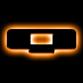 Picture of ORACLE Lighting Universal Illuminated LED Letter Badges - Matte Blk Surface Finish - Q