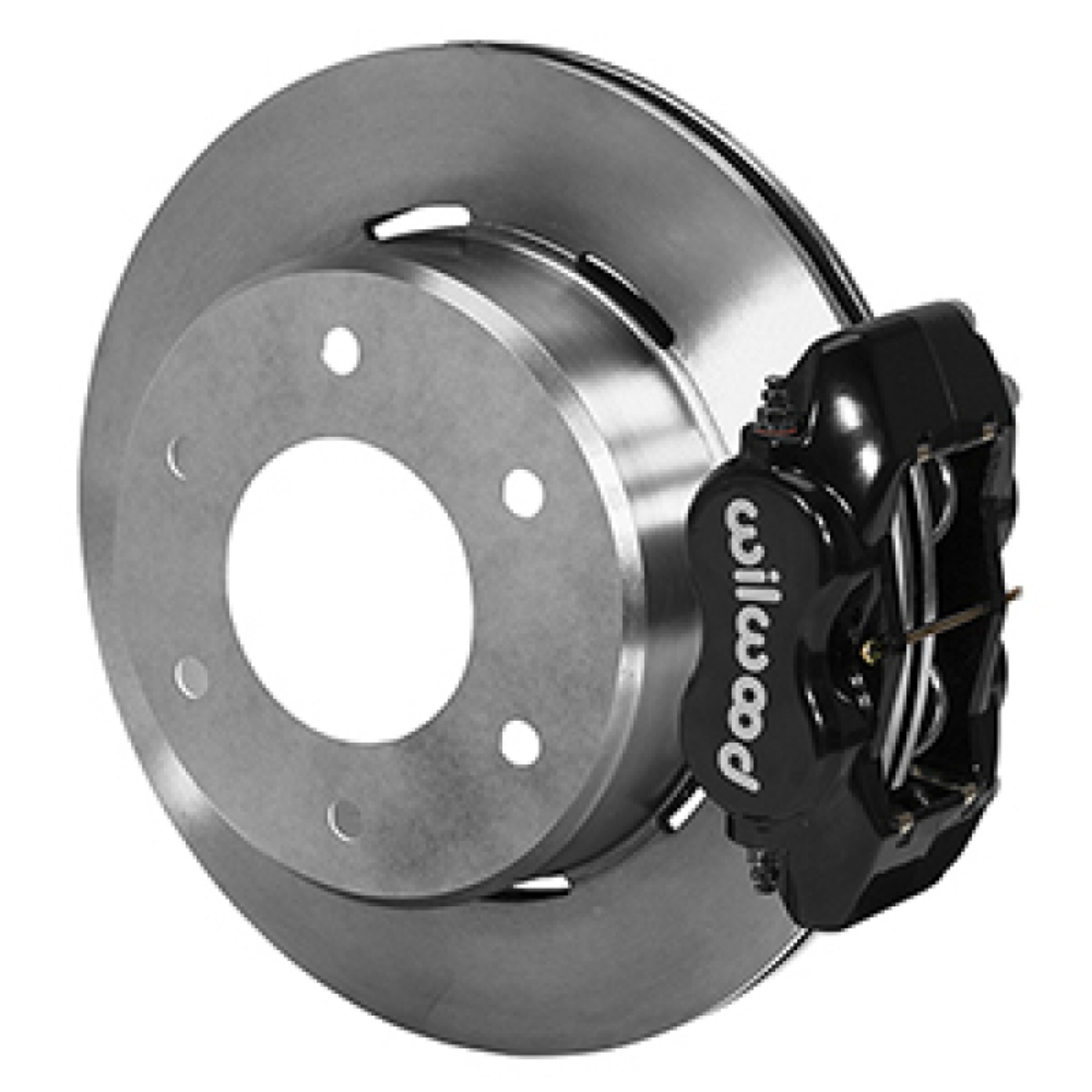 Picture of Wilwood 63-87 C10-C15 Dynalite FDLI Black Calipers 12-19in x -81in Rotors 6-Lug Rear Disc Brake Kit