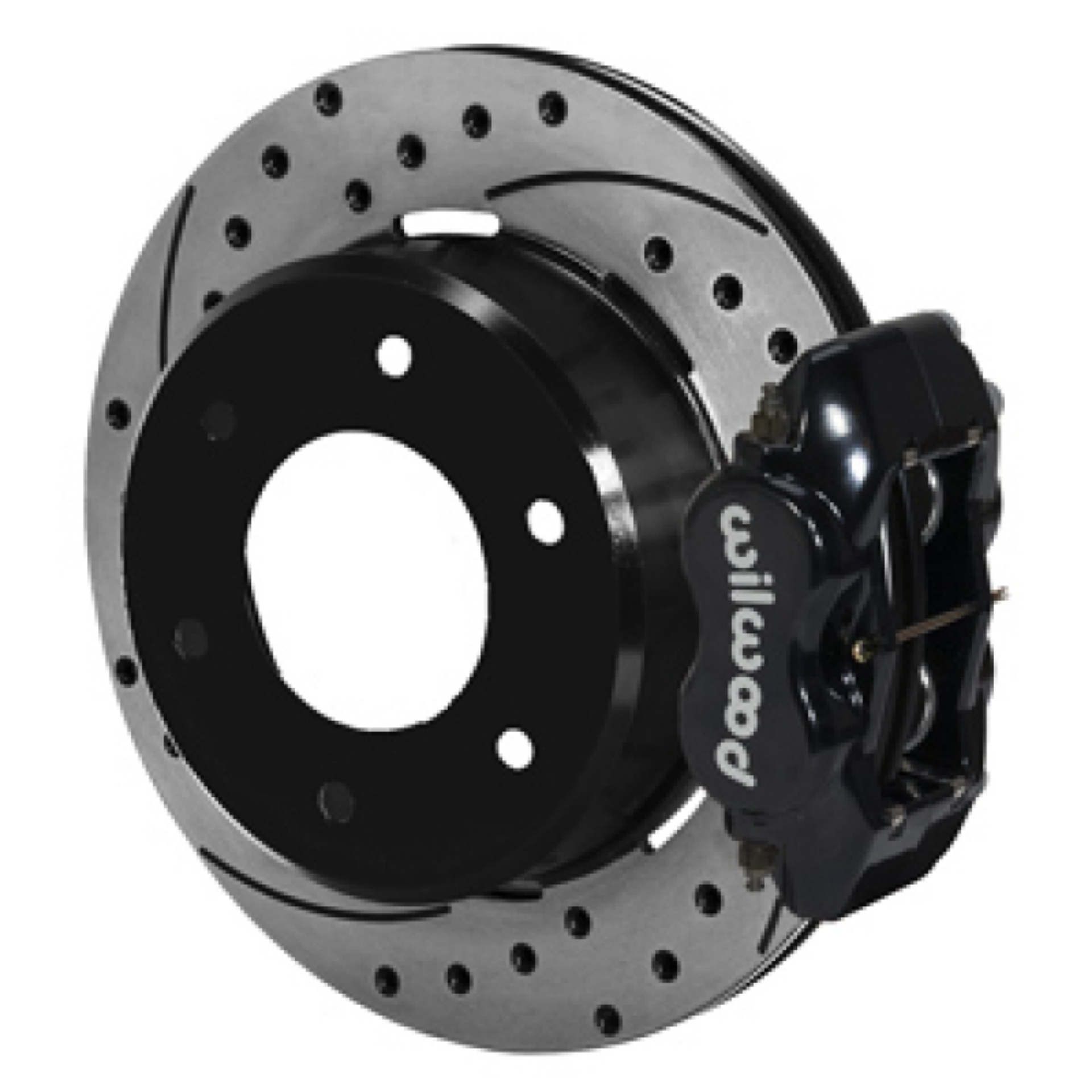 Picture of Wilwood 63-87 C10-C15 Dynalite BLK Calipers 12-19in x -81in D-S Rotors 6-Lug Rear Disc Brake Kit