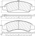 Picture of StopTech 08-20 Cadillac Escalade Front Truck & SUV Brake Pad