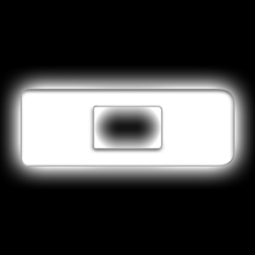 Picture of ORACLE Lighting Universal Illuminated LED Letter Badges - Matte Wht Surface Finish - D