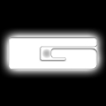 Picture of ORACLE Lighting Universal Illuminated LED Letter Badges - Matte Wht Surface Finish - G