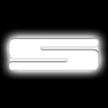 Picture of ORACLE Lighting Universal Illuminated LED Letter Badges - Matte Wht Surface Finish - S