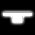 Picture of ORACLE Lighting Universal Illuminated LED Letter Badges - Matte Wht Surface Finish - T