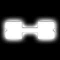 Picture of ORACLE Lighting Universal Illuminated LED Letter Badges - Matte Wht Surface Finish - X